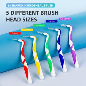 Wieder verwendbare hell gefärbte Mundhygiene-Zahnseide Mehrere Größen Inter dental bürsten Zahn reinigung Gemischte Größen - Product Image 2