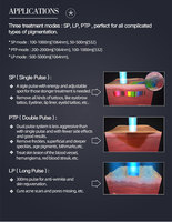 Máquina Láser de Picosegundos 1064nm/532nm/1320nm para Eliminación de Tatuajes, Verrugas Faciales y Tratamiento de la Piel con Triple Enfriamiento, Equipo de Belleza para Salón