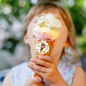 Vaisselle et décorations de fête d'été Etiquette de crème glacée Accessoires de décoration Autocollants pour la scène et les fournitures - Product Image 3