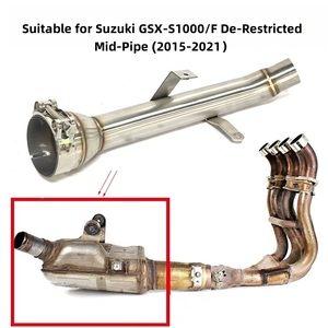Tuyau d'échappement droit, adapté aux GSX-<span class=keywords><strong>S1000</strong></span> <span class=keywords><strong>Suzuki</strong></span> 2015-2022 GSX-S1000F à la modification des accessoires du tuyau central - Product Image 6