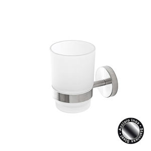 Soporte para cepillos de dientes City, acero satinado, 6,3x10,6xh9,5, accesorio de baño montado en la pared - Product Image 3