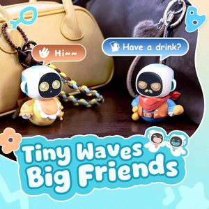 Eiliko Aquamarine Tiny AI Charm Robot Toy con Chat de Voz, Respuestas Emocionales, Traje Temático Intercambiable, Regalo para Parejas - Product Image 6