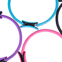 Anillo de Pilates Antideslizante y Duradero para Ejercicios de Resistencia, Yoga, Adelgazamiento y Entrenamiento de Músculos de la Pierna y el Suelo Pélvico