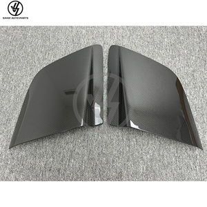 Rejillas de Ventilación Laterales de Fibra de Carbono Seca con Acabado Brillante y Tejido Twill Estilo Performance para Audi R8 2016-2018, Rejillas de Ventilación para Puertas Traseras, Piezas de Kits de Carrocería para Carreras - Product Image 2