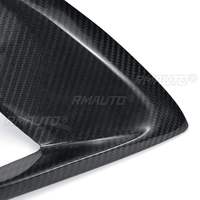 Nouvelle garniture de couvercle de sortie d'air de calandre de pare-chocs avant en fibre de carbone véritable pour Mercedes-Benz W205 C250 C300 C43 2015-2018