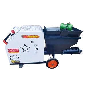 Machine à projeter le mortier automatique 220V/380V pour la construction murale, pulvérisateur de ciment haute pression - Product Image 1