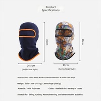 Cagoule polaire d'hiver coupe-vent unisexe pour moto, cyclisme, ski et sports de plein air – Cache-tête chaud