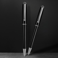 Bolígrafo de Metal de Lujo con Logotipo Grabado con Láser, Bolígrafo Retráctil, Regalo Promocional Personalizado