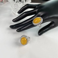 29 types de bagues en pierres précieuses, cristal de guérison, cabochon, bagues en argent plaqué, pierres pour hommes et femmes, bijoux de mode