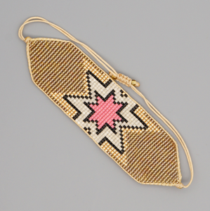 Go2boho — Bracelets en forme d'étoile tissé à la main pour femmes, bijou mexicain, ajustable et à la mode, cadeau, Miyuki, 2020 - Product Image 6