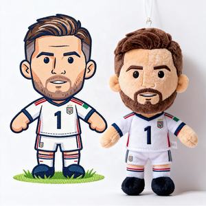 Muñeco de Peluche Personalizado de Club de Fútbol, Juguete de Peluche de Mascota - Product Image 3