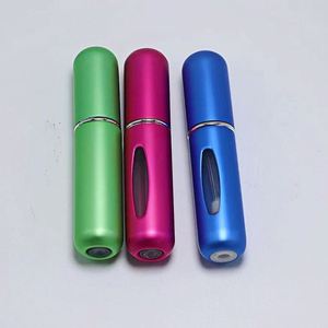 Fashion Empty 5ml Mini Bottom Refillable Glass <b>Atomizer</b> <b>Perfume</b> Spray Bottle Travel Pocket Parfum Gift Cosmetic Screw Cap - Product Image 2