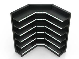 Estanterías de Supermercado con Código de Color Personalizable, Sistema de Estanterías Metálicas a la Medida de la Marca para Minoristas de <span class=keywords><strong>Franquicias</strong></span> - Product Image 3