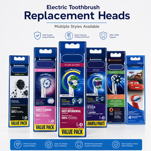 Têtes de rechange pour <span class=keywords><strong>brosse</strong></span> à dents électrique, multi-variantes, douces, nettoyantes en profondeur, au <span class=keywords><strong>charbon</strong></span>, pour enfants, pour usage hôtelier et extérieur, couleur - Product Image 5