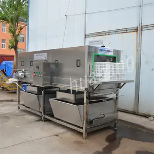 Industrial Cleaning Equipment Pressure Washer Automatic Recycling Plastic Egg Farm Tray Washing Machine Continuous Washing