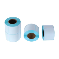 Rollo de etiquetas adhesivas de código de barras térmicas autoadhesivas blancas de 40*70mm, Material de papel impreso, etiquetas adhesivas colgantes para ropa de marca registrada usada