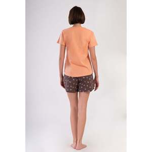 Ensemble élégant pour femme avec veste courte à col rond et manches courtes, idéal pour tous les jours - Product Image 1