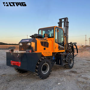 Carretilla elevadora todo terreno 3 TON 3000kg 4WD LTR30 articulada trasera con abrazadera de madera tracción en las cuatro ruedas todoterreno - Product Image 2