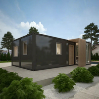 Modulaire 1 Chambre Jardin Appartement Boxspace Acier Conteneur Maison à vendre pour Hôtels Resorts Bureaux