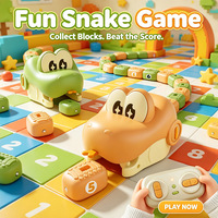 Jouet Serpent Magnétique Télécommandé, Jeu de Chasse aux Haricots Gourmands, Voiture RC Interactive, Jouet Éducatif, Cadeaux de Noël pour Enfants