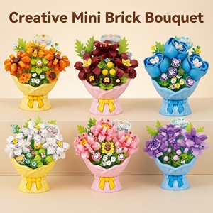 Kit de Construcción de Mini Bloques de Flores EPT, Decoración Permanente para el Hogar, Regalo para Adultos y Niños - Product Image 6