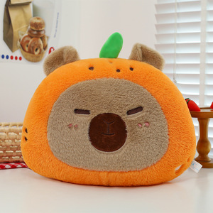 <b>Soft</b> Capybara <b>Stuffed</b> Animal Plush Pillow Blanket Sofa Chair Decor Seat Cushion Comforter Cute <b>Toy</b> Valentine's Day Gift - Product Image 3
