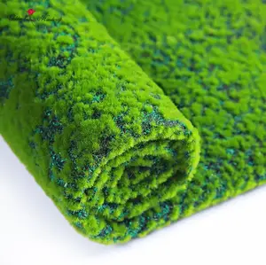 QSLHHP-900 commercio all'ingrosso di plastica pianta verde muschio artificiale per la decorazione di interni