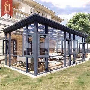 <span class=keywords><strong>Cerramiento</strong></span> de Patio Moderno de Aluminio para Uso en Exteriores en Villas, Porches y Terrazas Solárias con <span class=keywords><strong>Precio</strong></span> Competitivo, Terraza Acristalada Doble Templada - Product Image 1