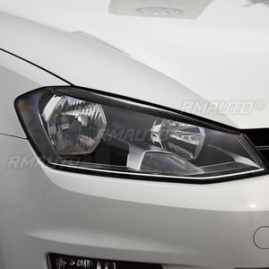 1 paire de couvre-phares en fibre de carbone véritable pour Volkswagen Golf 7 GTI GTD 7 MK7 2014 2015 2016 - Product Image 6