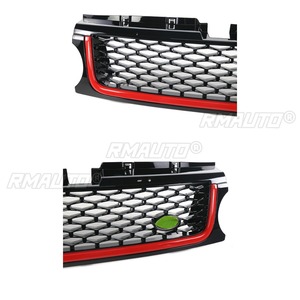 สำหรับ Range Rover Sport 2010-2013 อุปกรณ์ตกแต่งรถยนต์ กระจังหน้ารถยนต์ กระจังหน้าแบบแข่ง กระจังหน้ากันชนหน้า ชุดแต่งกันชนหน้า - Product Image 5