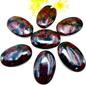 Wholesale Firework Garnet Palm <b>Stone</b> Polished Plate Engraved Figurine Anka Totem Ansata Cross Folk <b>Art</b> Home Decoration Crystal - Product Image 4
