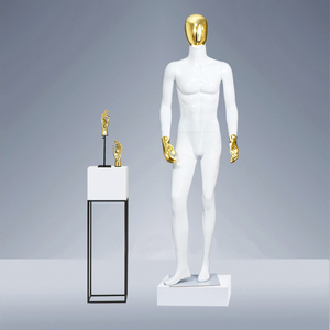 Di modo Bianco Lucido con la Testa Maniquines Corpo Pieno di Modelli di Visualizzazione della Finestra Uomo Mannequin Vestiti Manichini Maschili Per Gli Uomini - Product Image 3