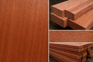Puerta de Madera Sólida Meranti de Alta Calidad, Puerta Interior y Exterior con Acabado Liso, Tamaño Personalizado, Marco Resistente y Duradero, Diseño Moderno - Product Image 2