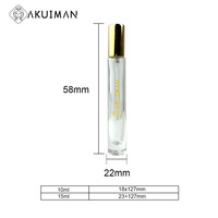 Flacon vaporisateur de parfum vide personnalisable de 5 ml et 10 ml avec capuchon et boîte – Idéal pour échantillons et huiles essentielles