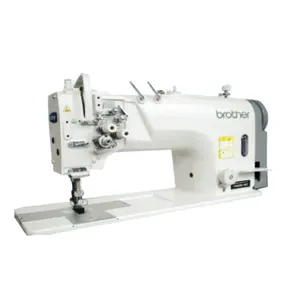 Brother 8720 Double Needle Lockstitch Machine Used Large Rotary Hook Straight Stitch Machine For Sewing Jeans For Sale