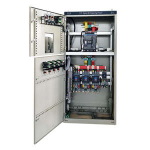 Tableau de distribution électrique professionnel en aluminium revêtu de zinc, classé IP65 pour l'extérieur, pour chantier de construction - Product Image 1