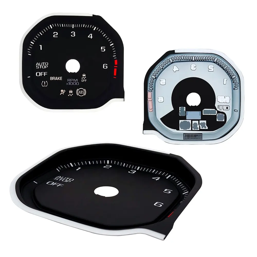 Inexpensive 3D Dial Universal Vehicle Digital Dashboard Facia Auto Meter Accessories