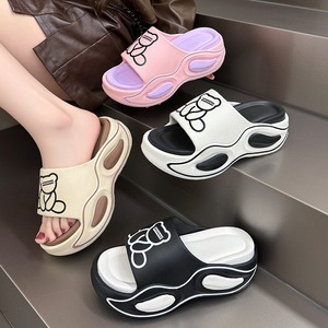 Eva Antideslizante Cute Girls' Home para pantuflas Ropa exterior <span class=keywords><strong>de</strong></span> suela gruesa con función <span class=keywords><strong>de</strong></span> aumento <span class=keywords><strong>de</strong></span> altura Diapositivas antiolor - Product Image 2