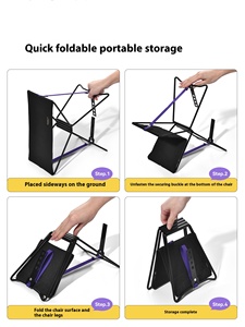 Muebles Portátiles de Aluminio para Exteriores, Estilo Moderno, para Camping, Filas de Espera en Trenes, Pesca y Jardín - Product Image 5
