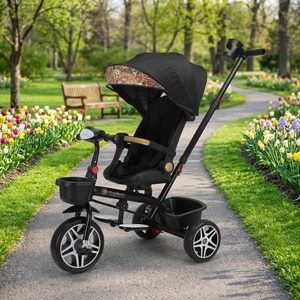 <span class=keywords><strong>Cochecito</strong></span> para bebé, triciclo para bebé, triciclo para niños, herramienta para caminar para niños, plegable y reclinable, bicicleta para sentarse - Product Image 3