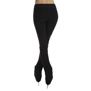 Pantalons de <span class=keywords><strong>patinage</strong></span> artistique sur glace Filles Femmes Violet Noir Entraînement Pratique Polaire Ski Leggings - Product Image 4