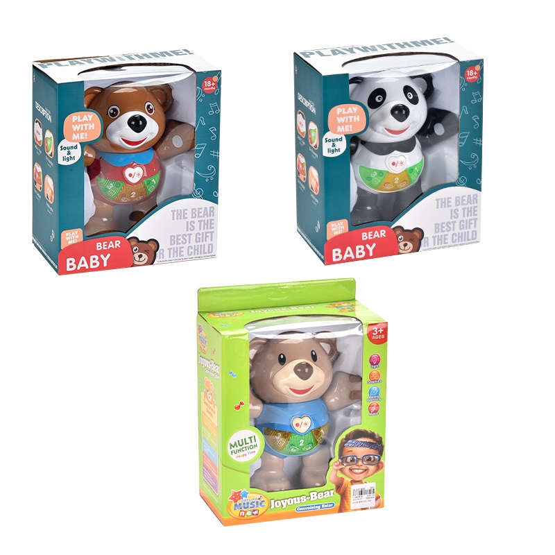 Most Popular Kids Music Educational Toys Set Lights And Music Happy Panda Toys