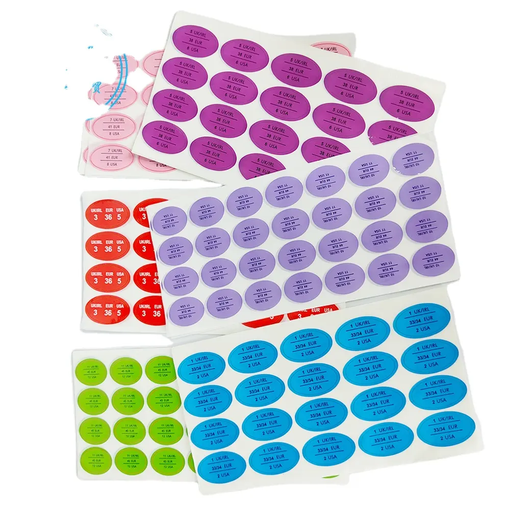 Dot stickers custom made qualsiasi dimensione adesivo a punti colorati round spot circles dots paper label printer etichetta a colori