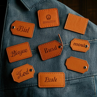 Étiquette de vêtements en métal personnalisée étiquette avec logo patchs en cuir pour jeans et vêtements étiquette en cuir de marque personnalisée