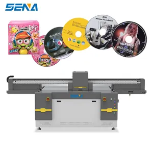 Digital uv Flatbed printer 1610 Automatic varnish uv printer Multi-color printing machine for silicon PVC any material