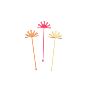 ไม้คนค็อกเทลรูปทรงพระอาทิตย์หลากสีขนาด 15 ซม. สำหรับตกแต่งงานปาร์ตี้ริมสระน้ำและบาร์ - Product Image 5