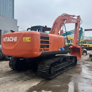 รถขุดไฮดรอลิกแบบตีนตะขาบ HITACHI ZX200-5G ปี 2023 มือสอง ขนาด 20 ตัน พร้อมเครื่องยนต์และปั๊ม Isuzu สำหรับงานก่อสร้าง - Product Image 4