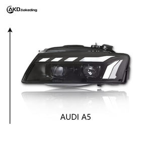 Feux de voiture pour <span class=keywords><strong>Audi</strong></span> <span class=keywords><strong>A5</strong></span>, projecteur de phare, lentille 2008-2012, signal dynamique, phare LED, feux de jour DRL, accessoires automobiles - Product Image 6