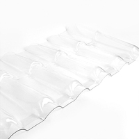 Plaque de toiture transparente en polycarbonate haute résistance, panneau de lucarne résistant aux intempéries pour la construction d'entrepôts et de serres