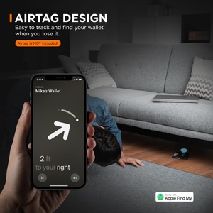 Boshiho Custom Large Capacity Slim Metal Money Clip <b>RFID</b> Front Pocket Bifold <b>Wallet</b> with Clip for Men Use for Credit Card - Product Image 6